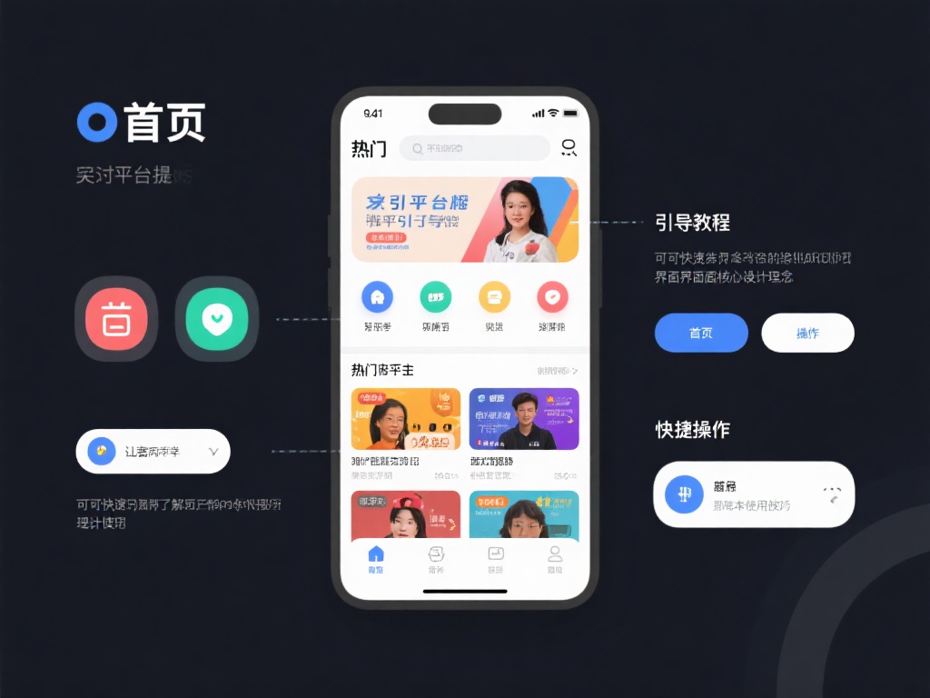 通过平台提供的引导教程，用户可快速了解界面的核心设