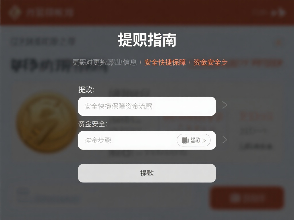 提现指南：安全快捷保障资金流动
提现环节更强调对