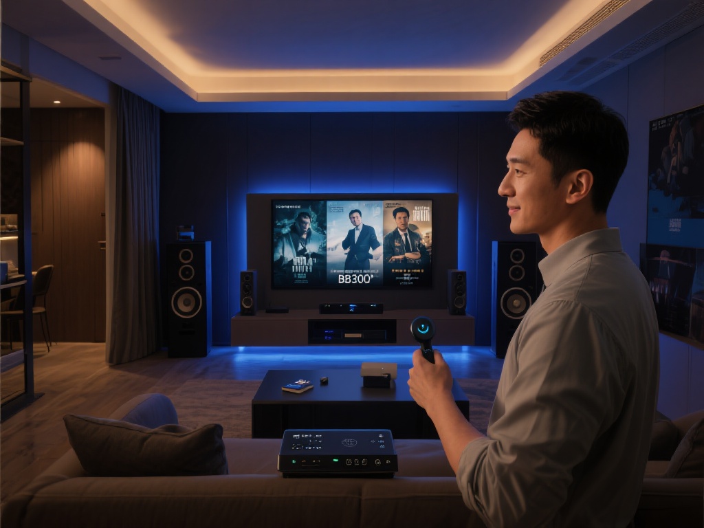 用户刘先生在安装贝博BB300后，通过将设备与家中