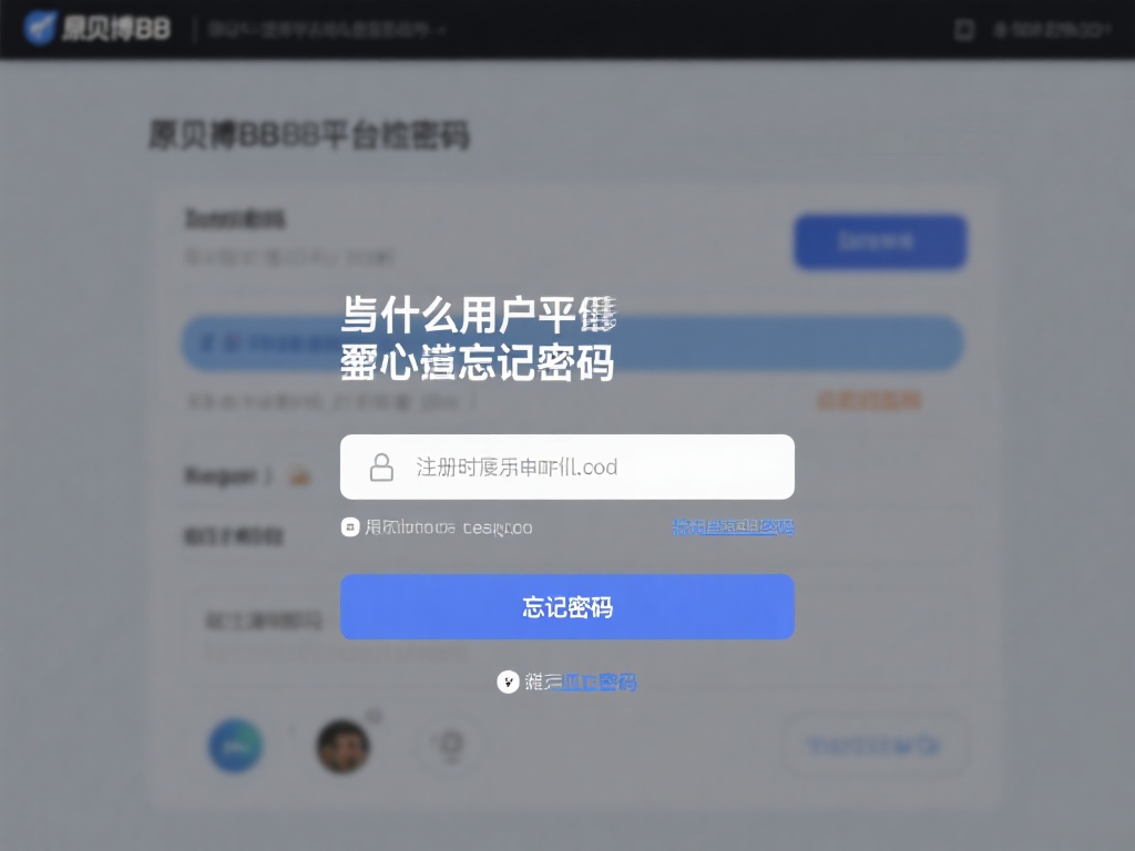 当用户真的忘记密码，原贝博bb平台提供了一套直观的